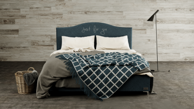 Čelo Navy + bočnice Design Bed